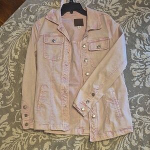 Maurices Pink Jean Jacket Classic Style